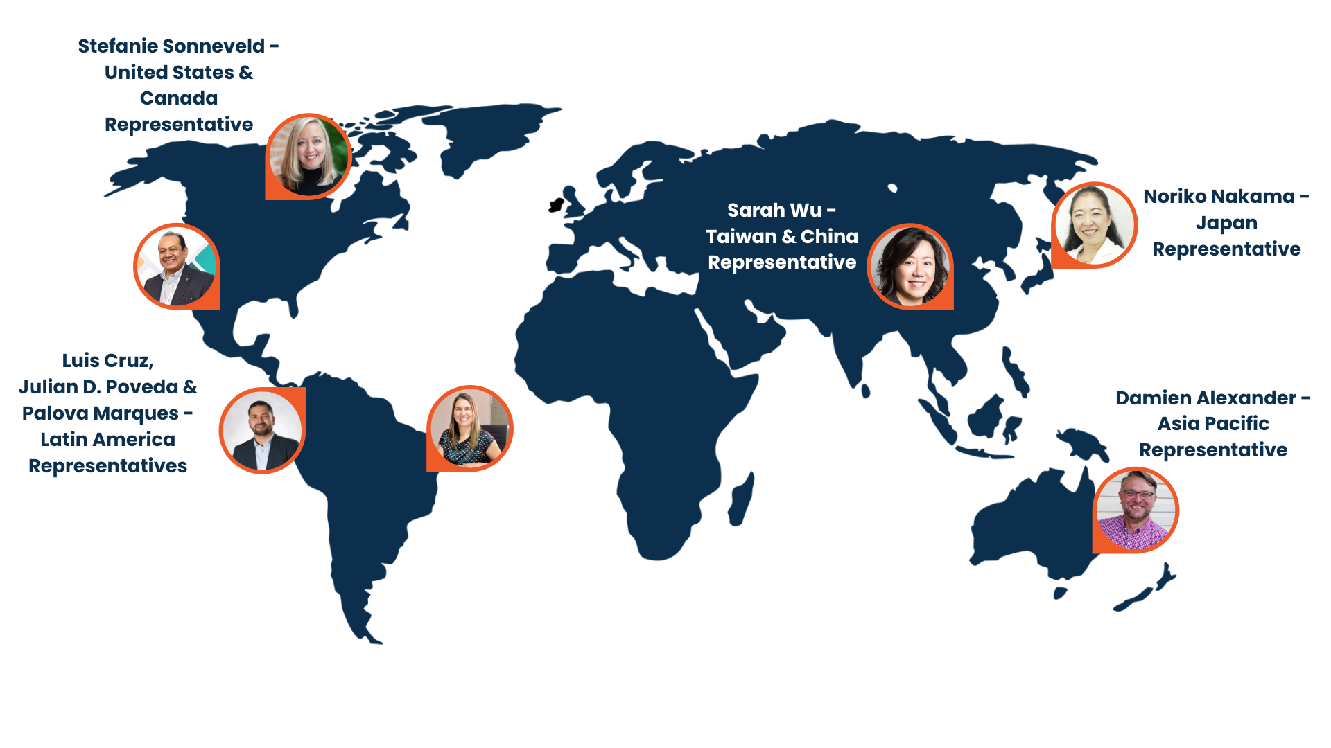 SQF International Team Map